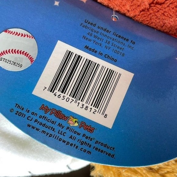 Houston Astros Junction Jack Pillow Pet Stuffed Plush - Picture 11 of 12